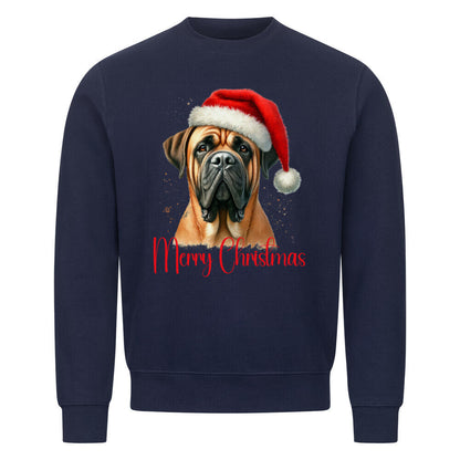 Premium Sweatshirt "Ca de Bou - Merry Christmas" Navy Blue – hunde-shirt.de