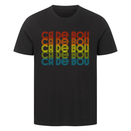 Premium T-Shirt "Ca de Bou - RETRO" Schwarz – hunde-shirt.de