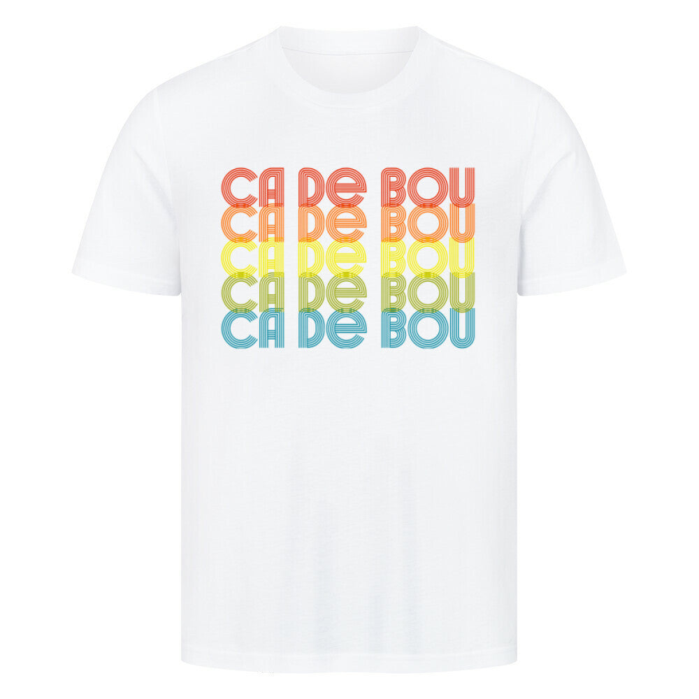 Premium T-Shirt "Ca de Bou - RETRO" Weiß – hunde-shirt.de