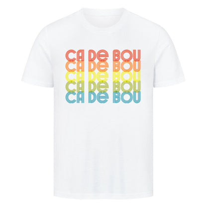 Premium T-Shirt "Ca de Bou - RETRO" Weiß – hunde-shirt.de