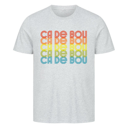Premium T-Shirt "Ca de Bou - RETRO" Heather Grey – hunde-shirt.de