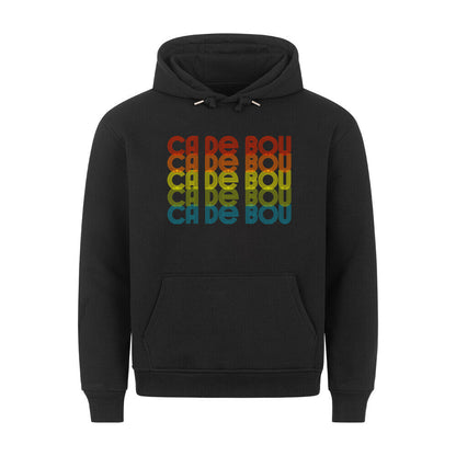 Premium Hoodie "Ca de Bou - RETRO" Schwarz – hunde-shirt.de