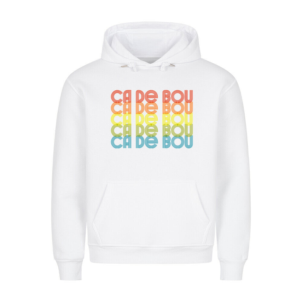 Premium Hoodie "Ca de Bou - RETRO" Weiß – hunde-shirt.de