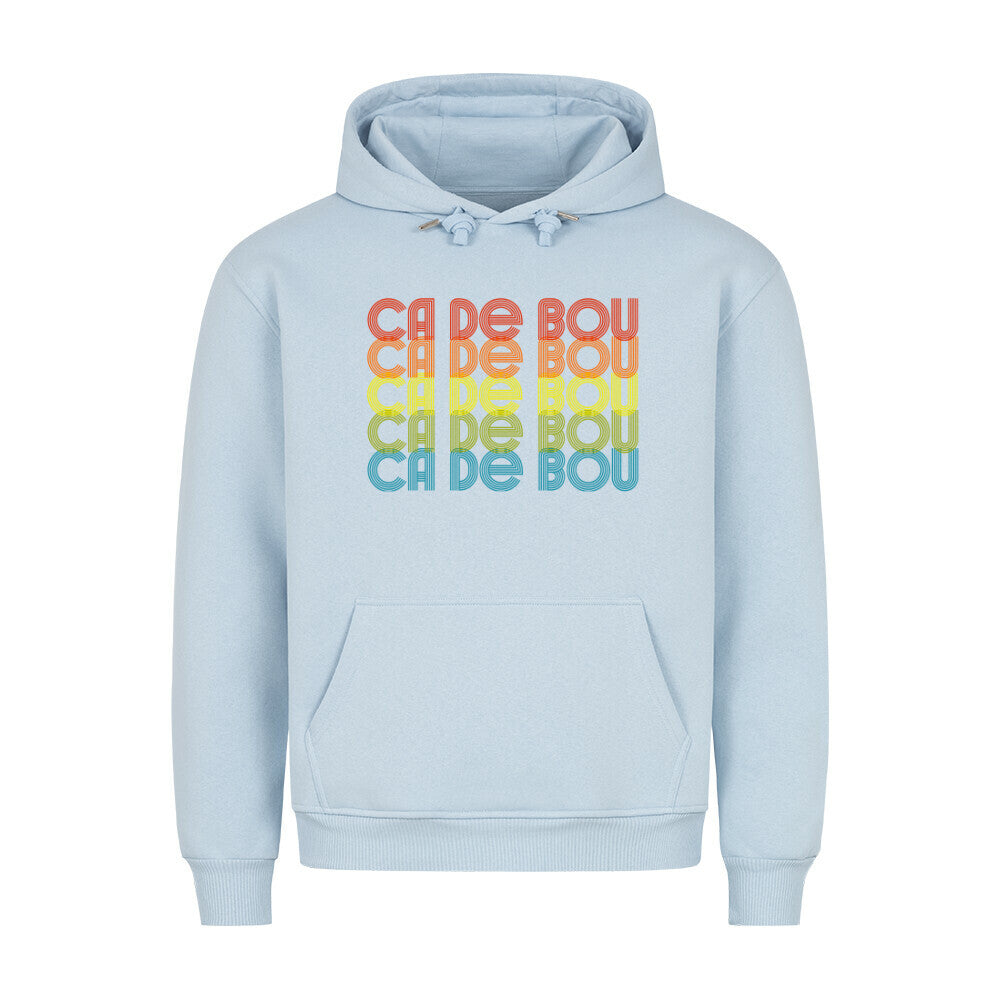 Premium Hoodie "Ca de Bou - RETRO" Babyblau – hunde-shirt.de
