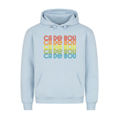 Premium Hoodie "Ca de Bou - RETRO" Babyblau – hunde-shirt.de