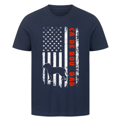 Premium T-Shirt "Ca de Bou - Flag DAD" French Navy – hunde-shirt.de
