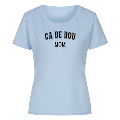 Premium Organic Damen-Shirt "Ca de Bou - MOM" Sky Blue – hunde-shirt.de