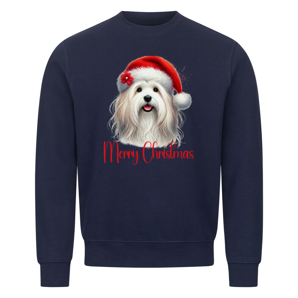 Premium Sweatshirt "Coton de Tuléar - Merry Christmas" Navy Blue – hunde-shirt.de