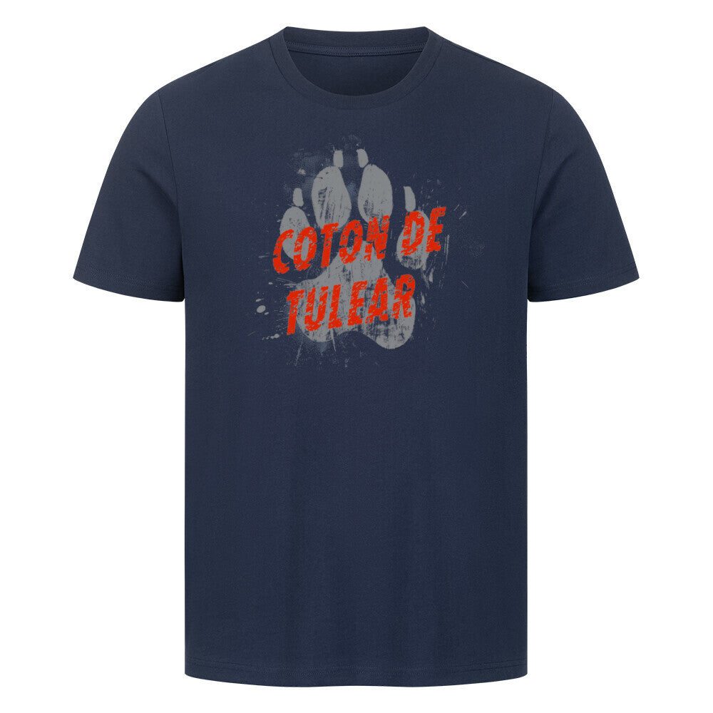Premium T-Shirt "Coton de Tuléar - PAW" French Navy – hunde-shirt.de