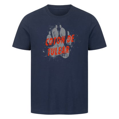 Premium T-Shirt "Coton de Tuléar - PAW" French Navy – hunde-shirt.de