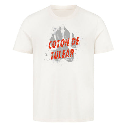Premium T-Shirt "Coton de Tuléar - PAW" Natural Raw – hunde-shirt.de
