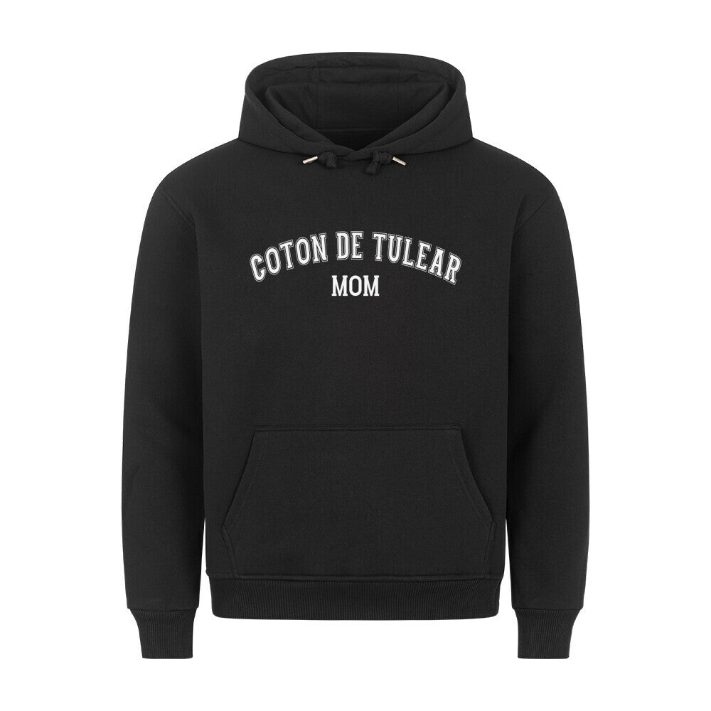Premium Hoodie "Coton de Tuléar - MOM" Schwarz – hunde-shirt.de