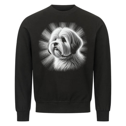 Premium Sweatshirt "Coton de Tuléar - Shine" Schwarz – hunde-shirt.de