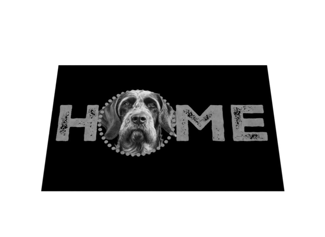 Fußmatte "Deutsch Drahthaar - HOME-Edition" – hunde-shirt.de
