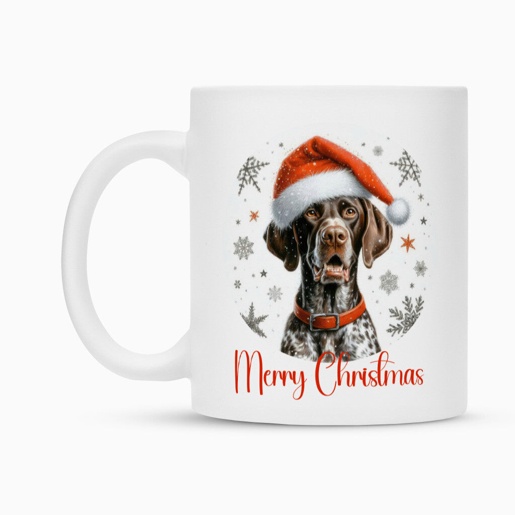 Tasse "Deutsch Kurzhaar - Merry Christmas" – hunde-shirt.de