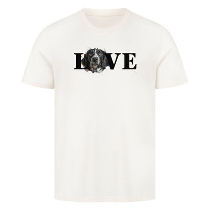 Premium T-Shirt "Deutsch Kurzhaar - LOVE" Natural Raw – hunde-shirt.de