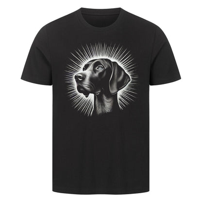 Premium T-Shirt "Deutsch Kurzhaar - Shine" Schwarz – hunde-shirt.de