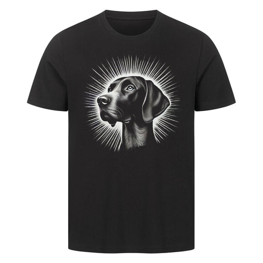 Premium T-Shirt "Deutsch Kurzhaar - Shine" Schwarz – hunde-shirt.de