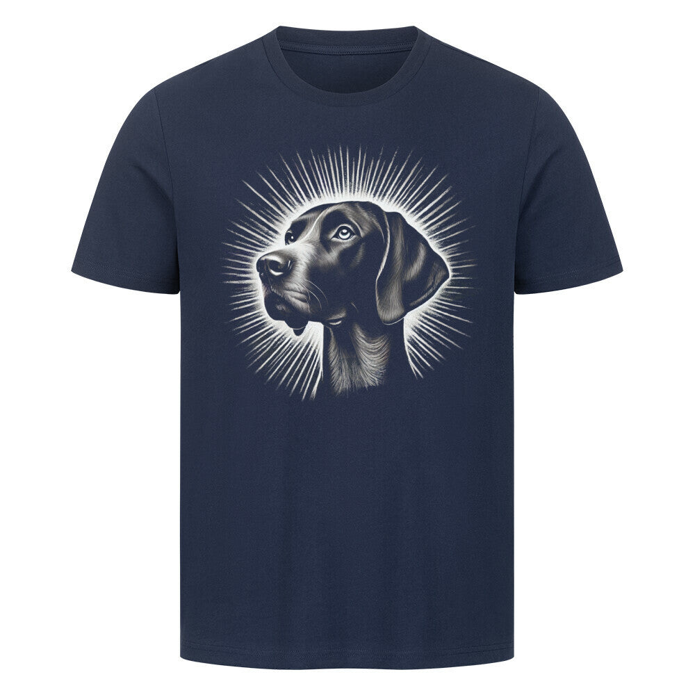 Premium T-Shirt "Deutsch Kurzhaar - Shine" French Navy – hunde-shirt.de