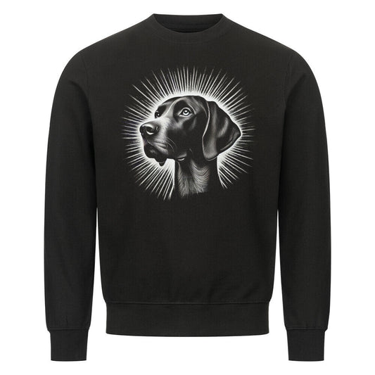 Premium Sweatshirt "Deutsch Kurzhaar - Shine" Schwarz – hunde-shirt.de