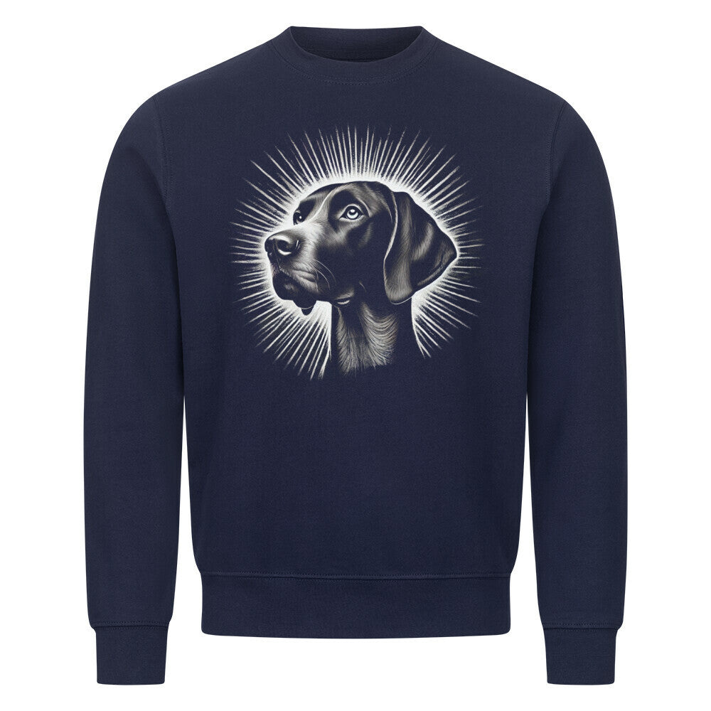 Premium Sweatshirt "Deutsch Kurzhaar - Shine" Navy Blue – hunde-shirt.de