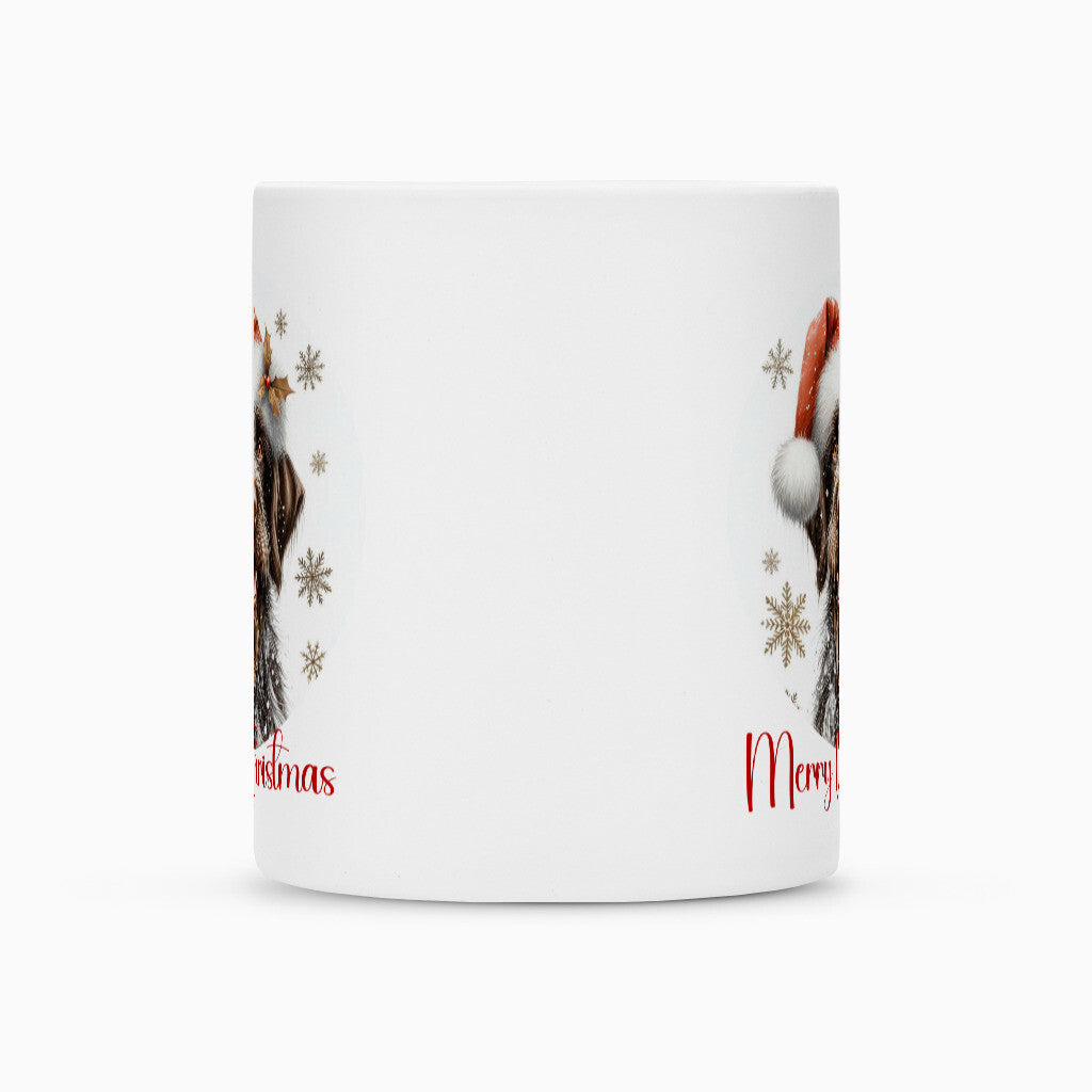 Tasse "Deutsch Drahthaar - Merry Christmas" – hunde-shirt.de