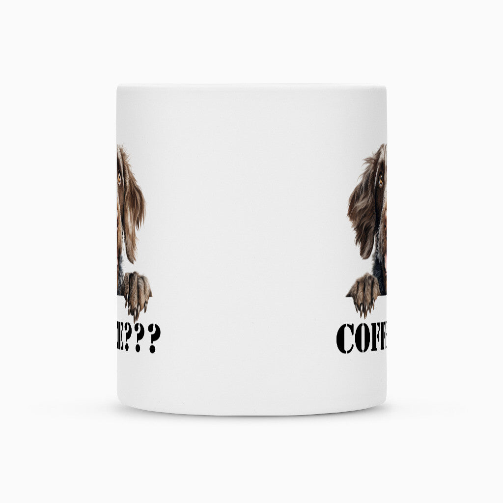Tasse "Deutsch Drahthaar - Coffee???" – hunde-shirt.de