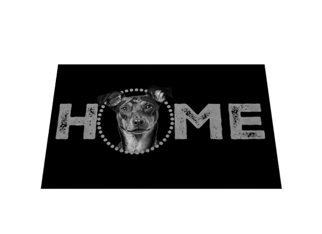 Fußmatte "Deutscher Pinscher - HOME-Edition" – hunde-shirt.de