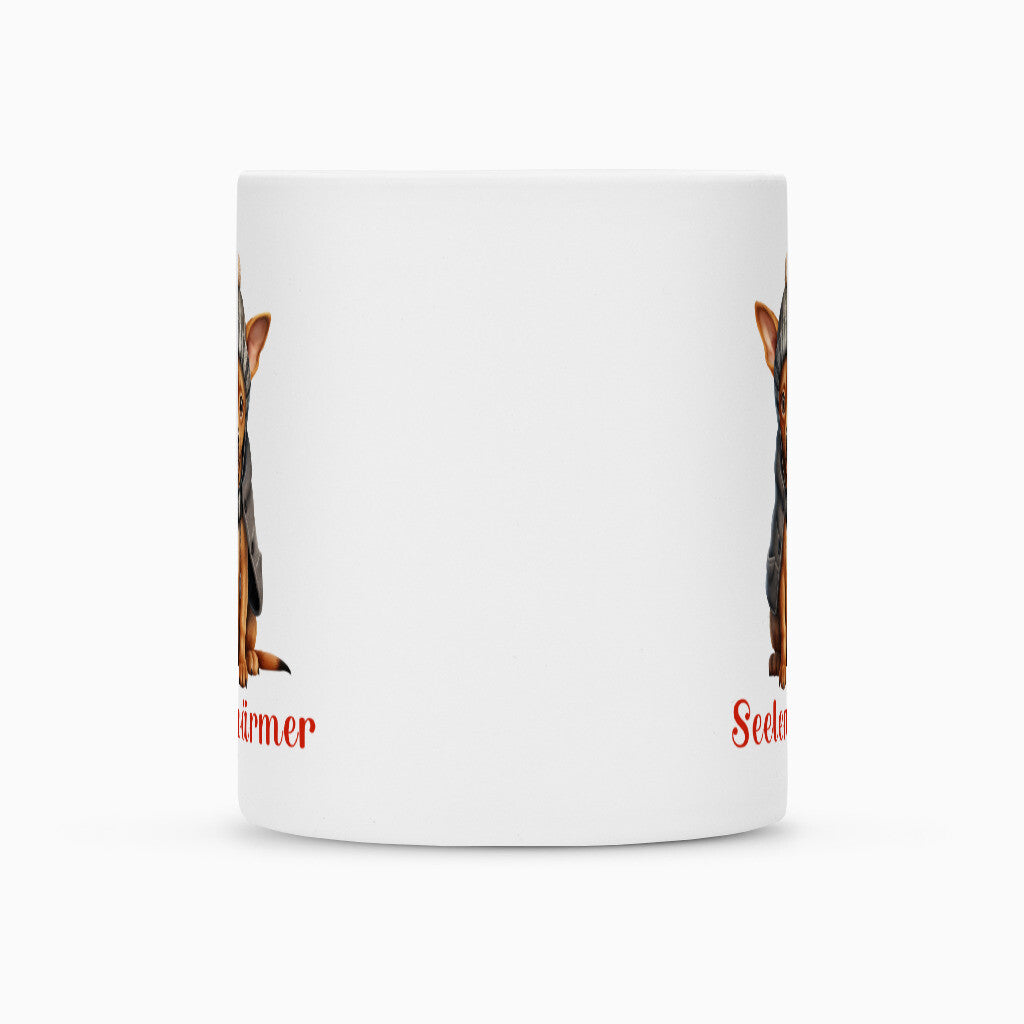 Tasse "Deutscher Pinscher - Seelenwärmer" – hunde-shirt.de