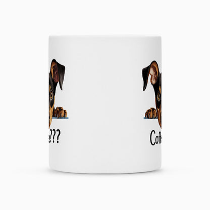 Tasse "Deutscher Pinscher - Coffee???" – hunde-shirt.de