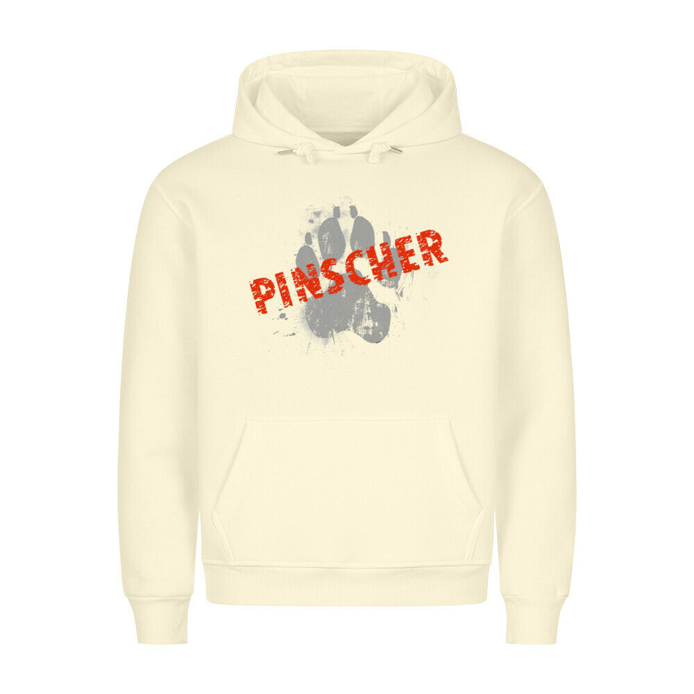Premium Hoodie "Deutscher Pinscher - PAW" Beige – hunde-shirt.de