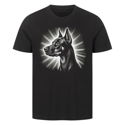 Premium T-Shirt "Deutscher Pinscher - Shine" Schwarz – hunde-shirt.de