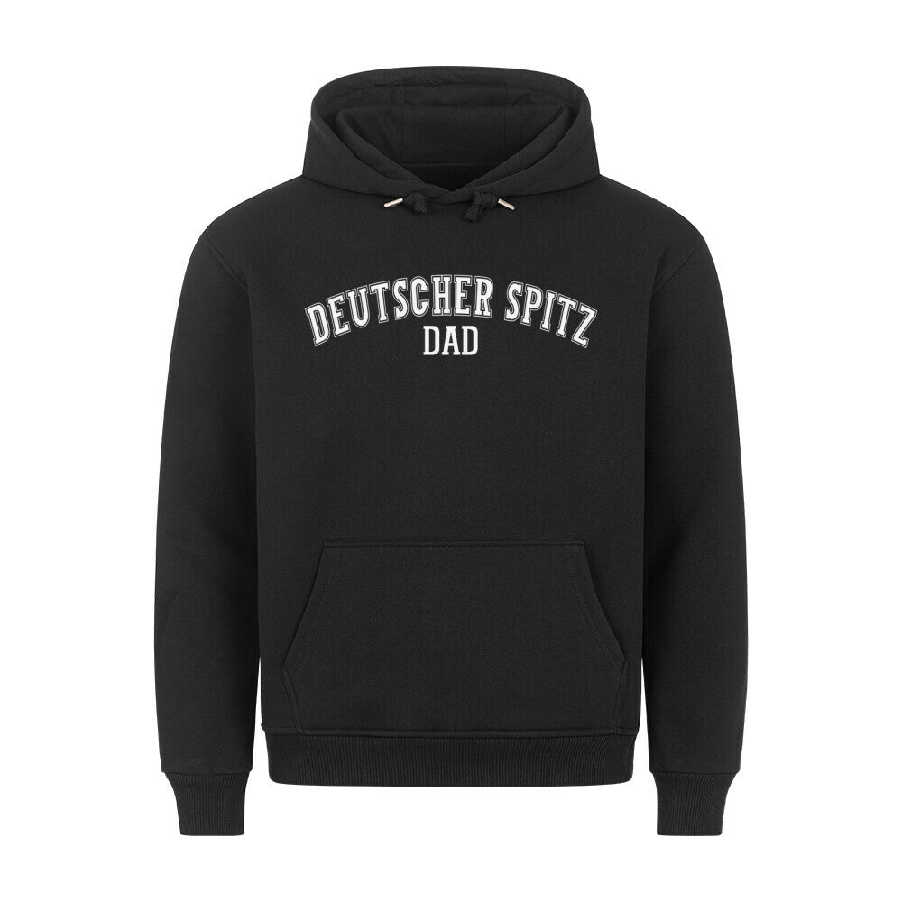 Premium Hoodie "Deutscher Spitz - DAD" Schwarz – hunde-shirt.de