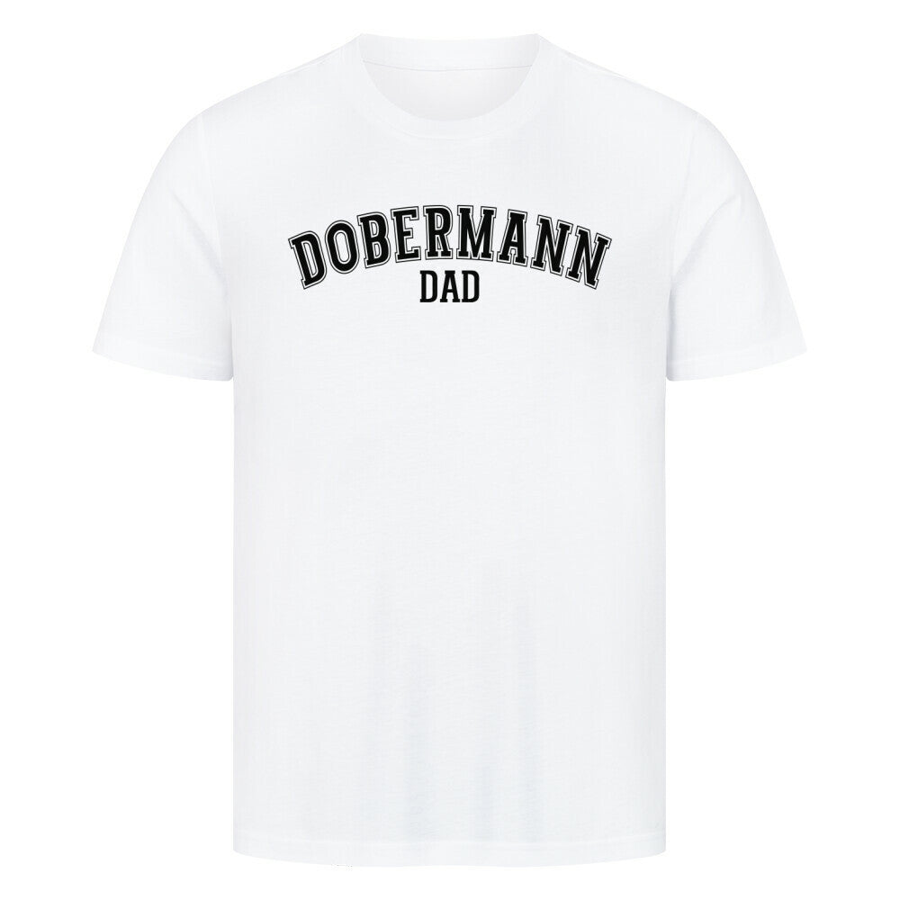 Premium T-Shirt "Dobermann - DAD" Weiß – hunde-shirt.de