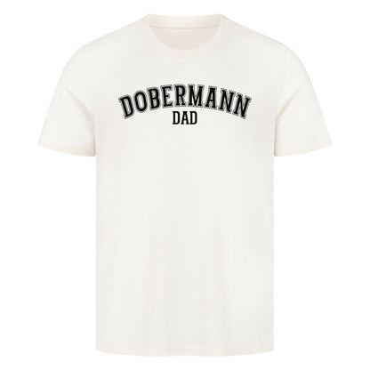 Premium T-Shirt "Dobermann - DAD" Natural Raw – hunde-shirt.de