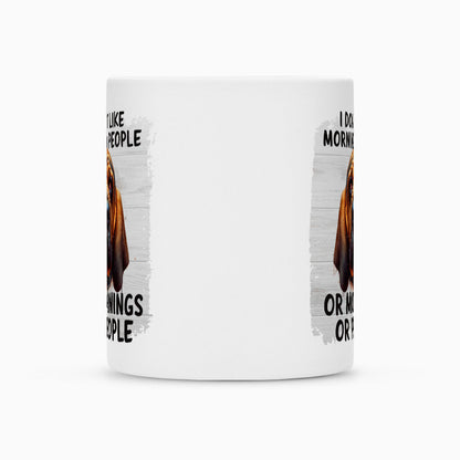 Tasse "Bloodhound - Morning People" – hunde-shirt.de