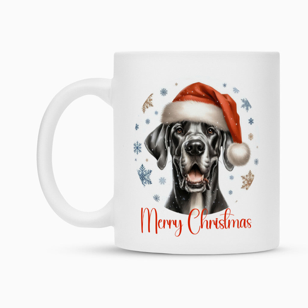 Tasse "Deutsche Dogge - Merry Christmas" – hunde-shirt.de
