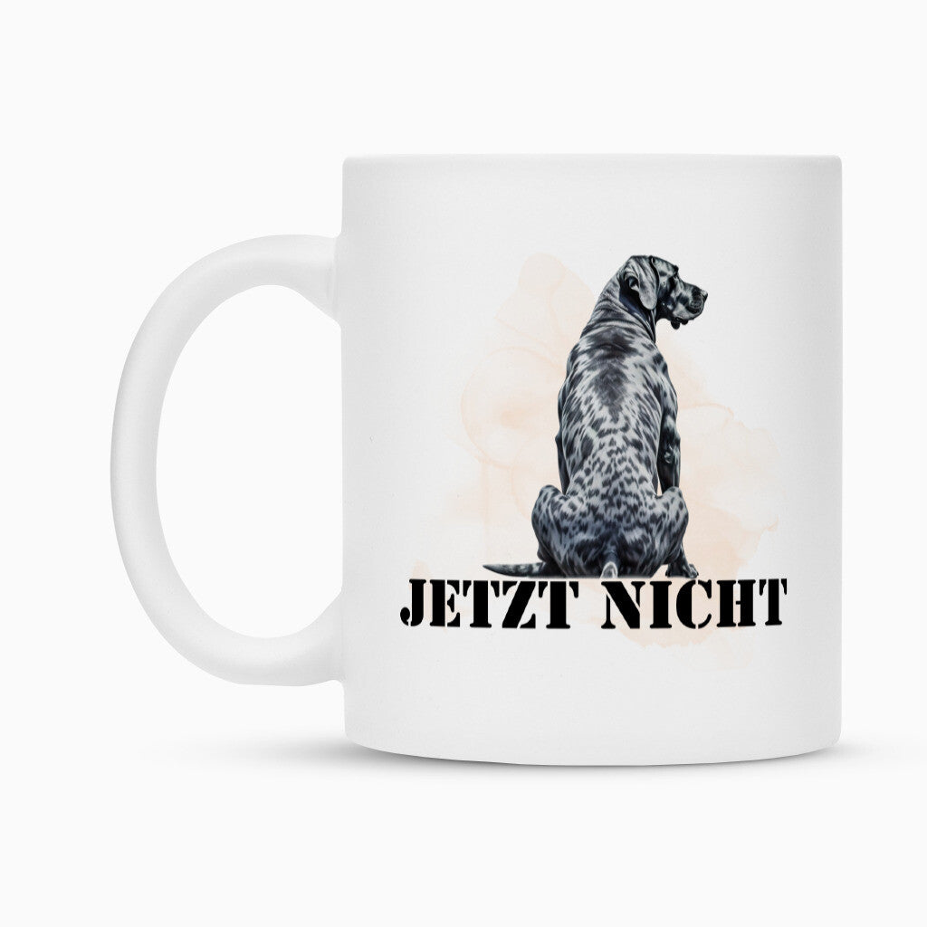 Tasse "Deutsche Dogge - JETZT NICHT" – hunde-shirt.de