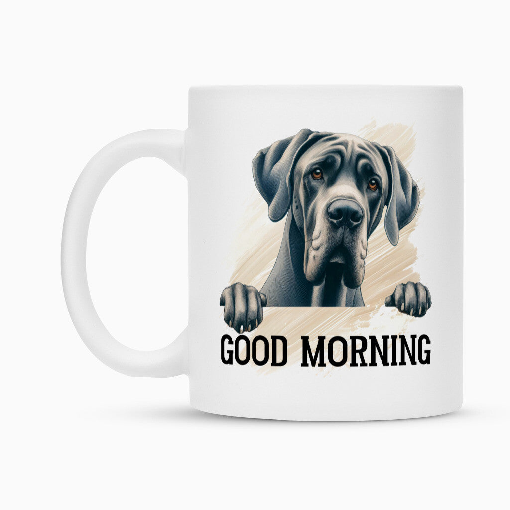 Tasse "Deutsche Dogge - Good Morning" – hunde-shirt.de