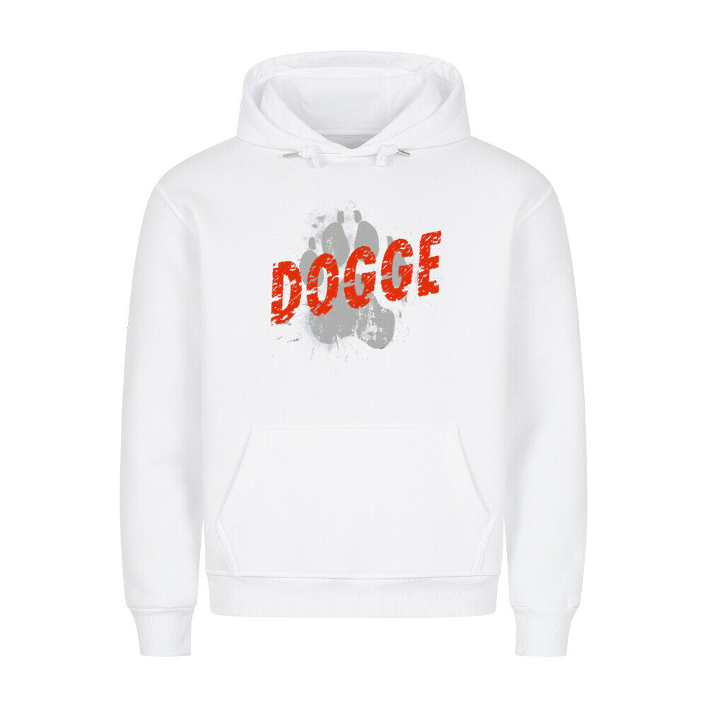 Premium Hoodie "Deutsche Dogge - PAW" Weiß – hunde-shirt.de
