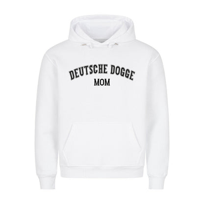 Premium Hoodie "Deutsche Dogge - MOM" Weiß – hunde-shirt.de