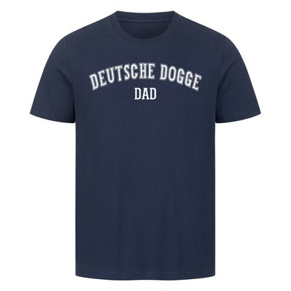 Premium T-Shirt "Deutsche Dogge - DAD" French Navy – hunde-shirt.de