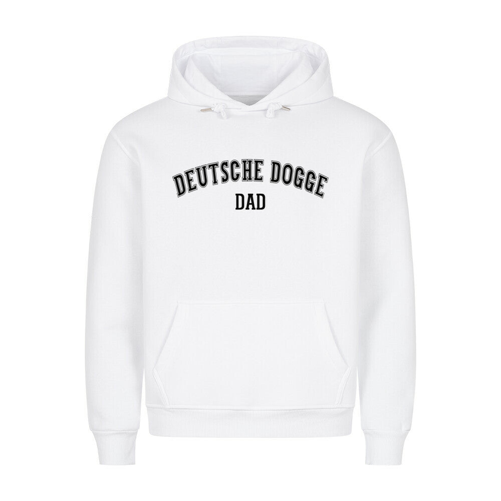 Premium Hoodie "Deutsche Dogge - DAD" Weiß – hunde-shirt.de