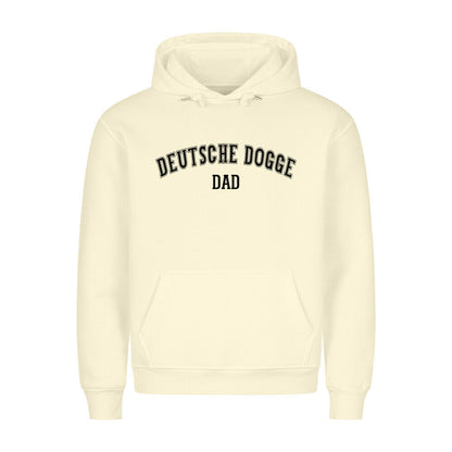 Premium Hoodie "Deutsche Dogge - DAD" Beige – hunde-shirt.de