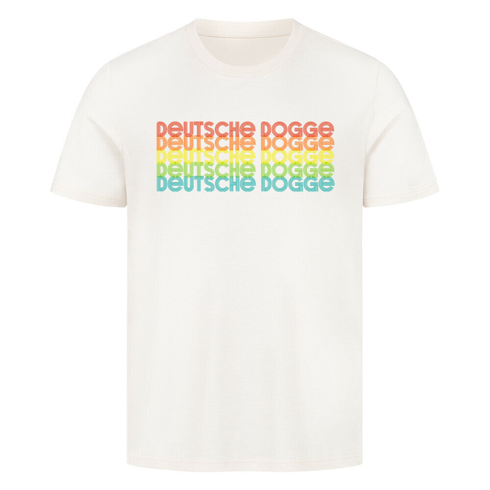 Premium T-Shirt "Deutsche Dogge - RETRO" Natural Raw – hunde-shirt.de