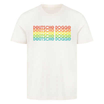 Premium T-Shirt "Deutsche Dogge - RETRO" Natural Raw – hunde-shirt.de