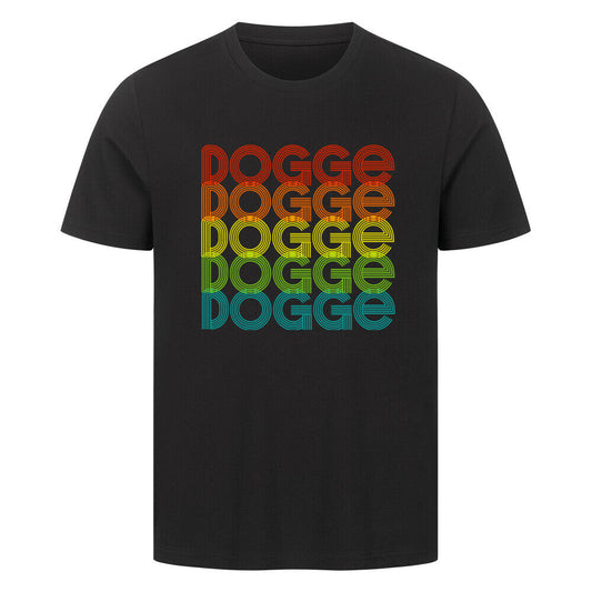 Premium T-Shirt "Deutsche Dogge - RETRO 2" Schwarz – hunde-shirt.de