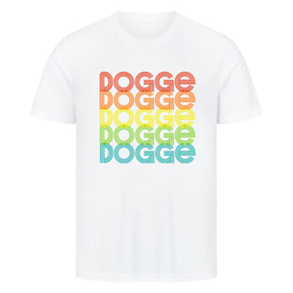 Premium T-Shirt "Deutsche Dogge - RETRO 2" Weiß – hunde-shirt.de