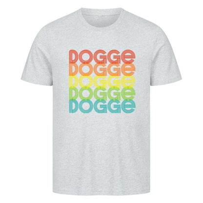 Premium T-Shirt "Deutsche Dogge - RETRO 2" Heather Grey – hunde-shirt.de