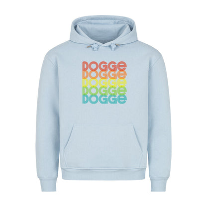 Premium Hoodie "Deutsche Dogge - RETRO 2" Babyblau – hunde-shirt.de